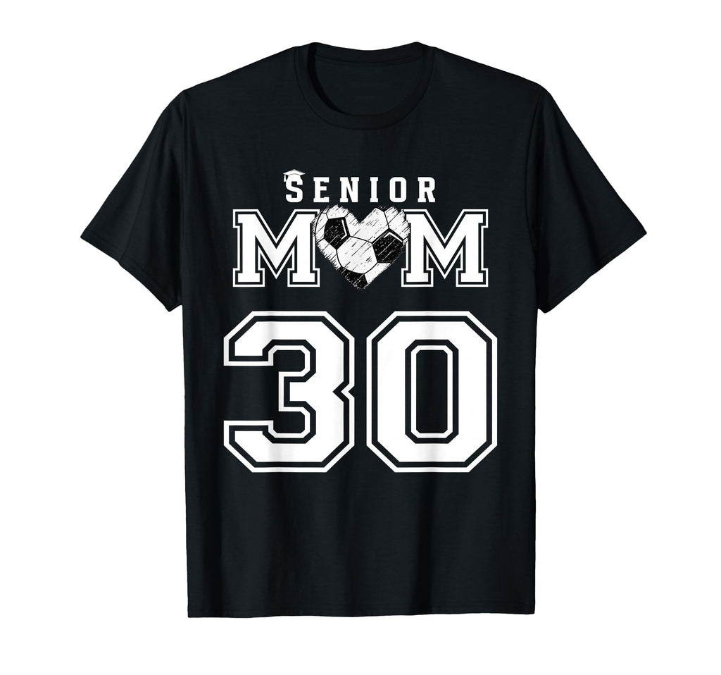 Proud Senior Soccer Mom Custom Jersey T-Shirt - Graphic Print Unisex - T-Shirt, Sweatshirt, Hoodie