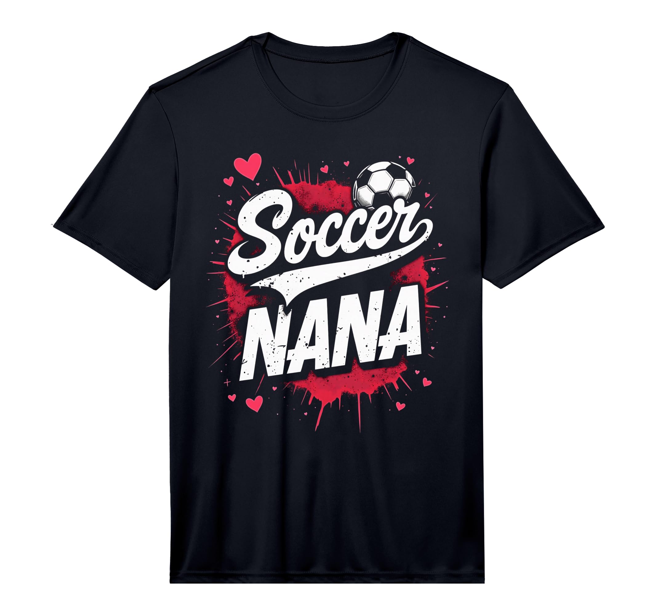 Proud Soccer Nana Funny Grandma Lover T-Shirt - Custom Art Print Unisex - T-Shirt, Sweatshirt, Hoodie