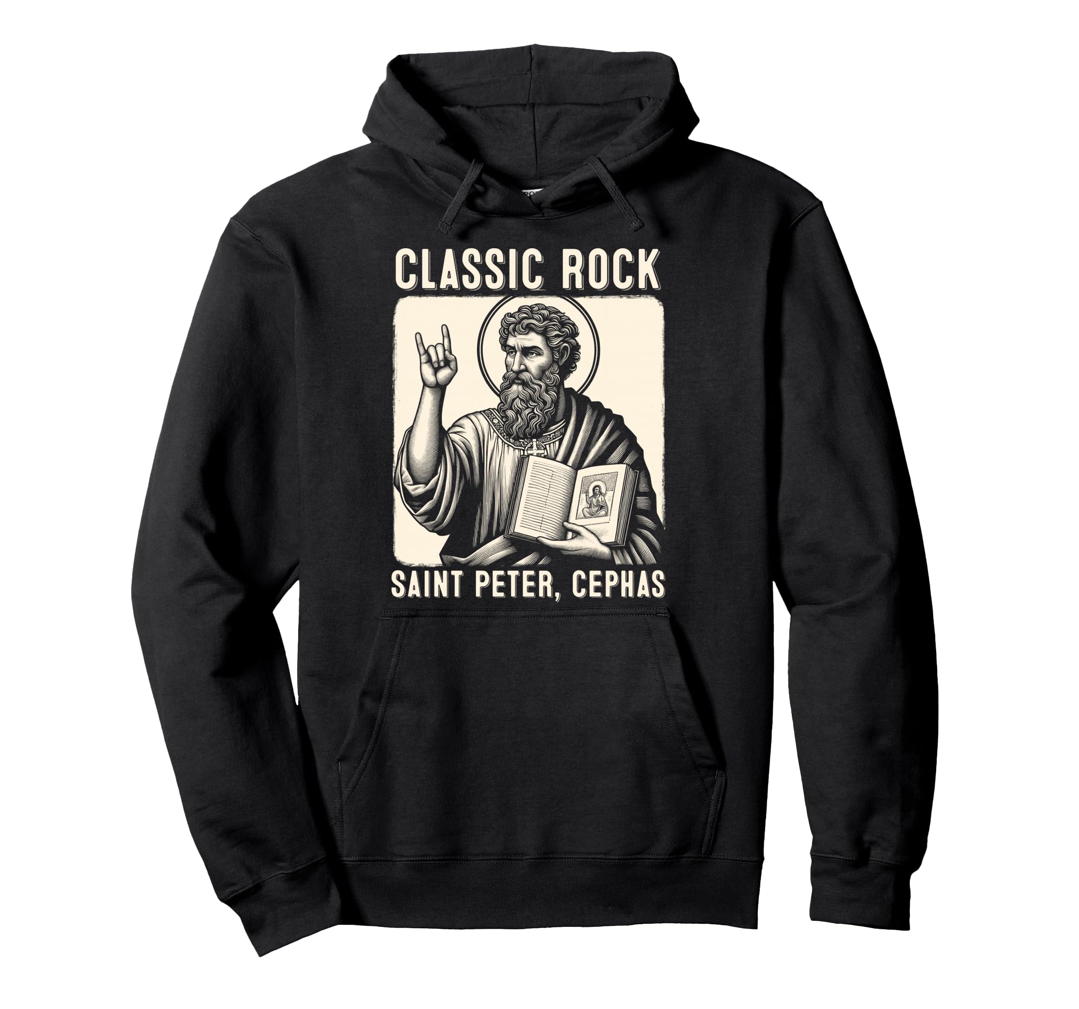 Saint Peter Rock Catholic Vibe Petros Hoodie - Streetwear Style Men Women - T-Shirt, Sweatshirt, Hoodie