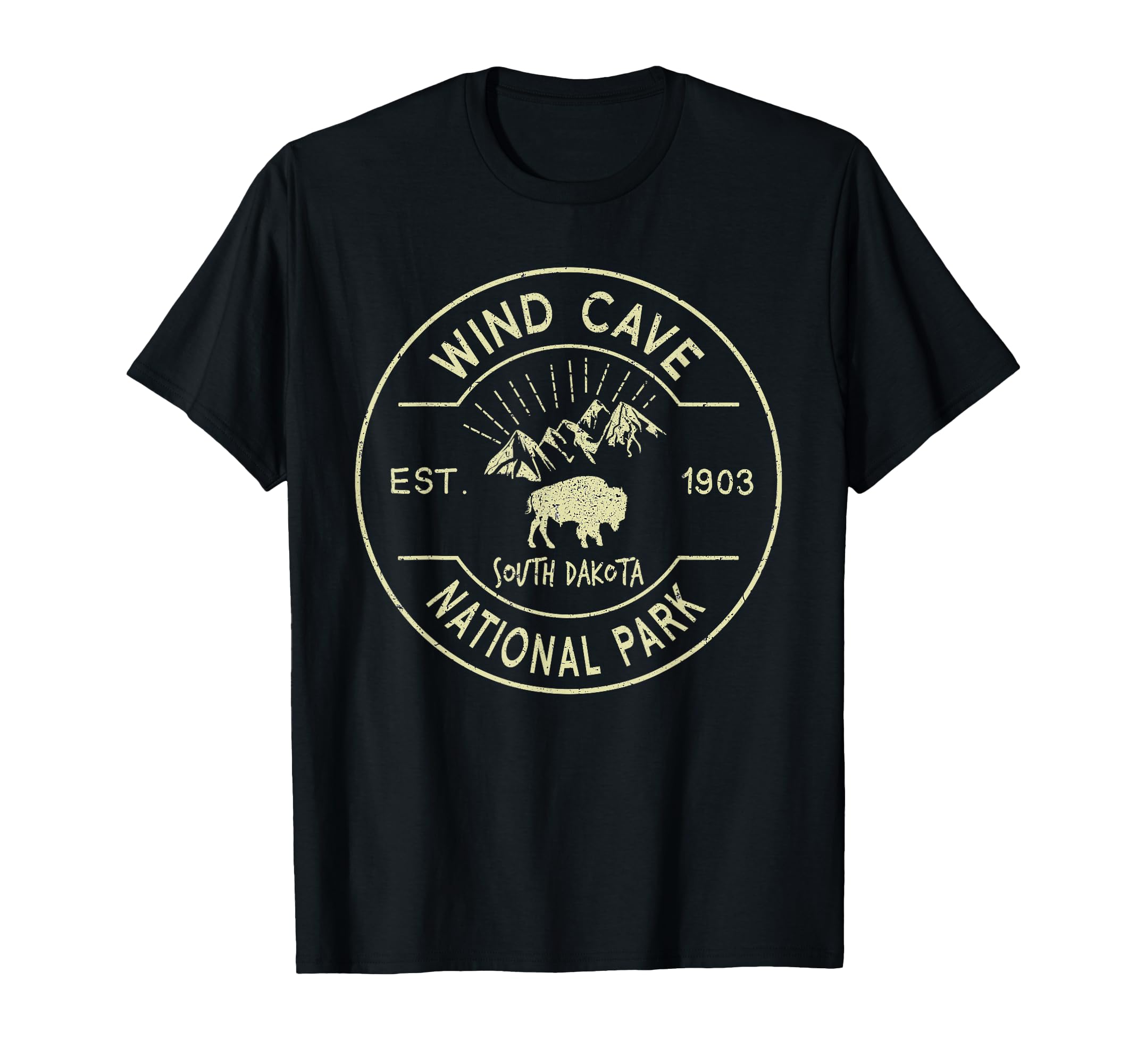 Wind Cave National Park Camping T-Shirt - Casual Everyday Wear Unisex - T-Shirt, Sweatshirt, Hoodie