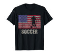 Soccer American Flag Usa Flag Fan T-Shirt - Trendy Graphic Men Women - T-Shirt, Sweatshirt, Hoodie
