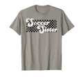 Soccer Sister Soccer Family Checkered T-Shirt - Novelty Apparel Unisex - T-Shirt, Sweatshirt, Hoodie