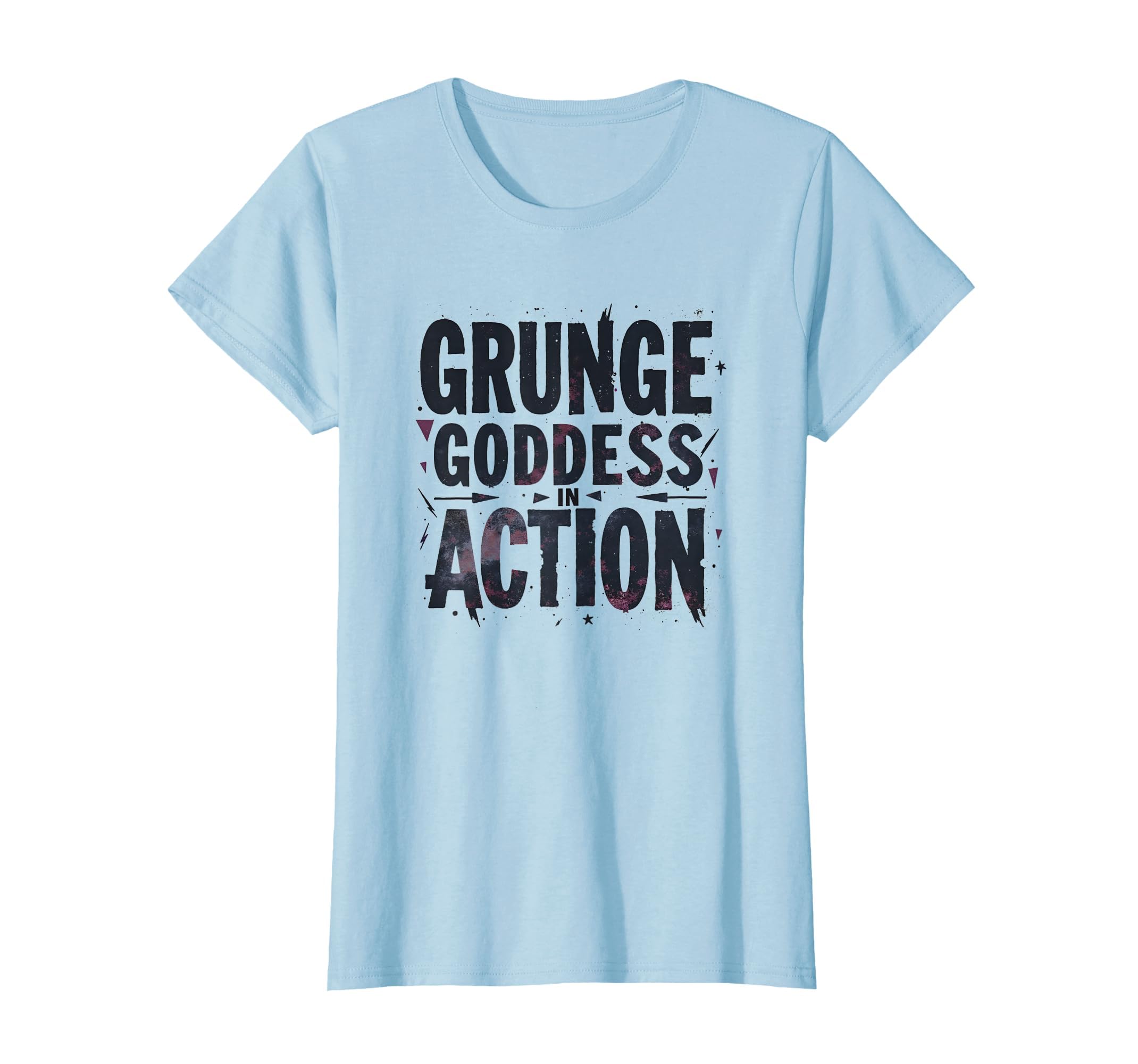 Grunge Goddess Baggy Shirts Action T-Shirt - Streetwear Style for Adults - T-Shirt, Sweatshirt, Hoodie