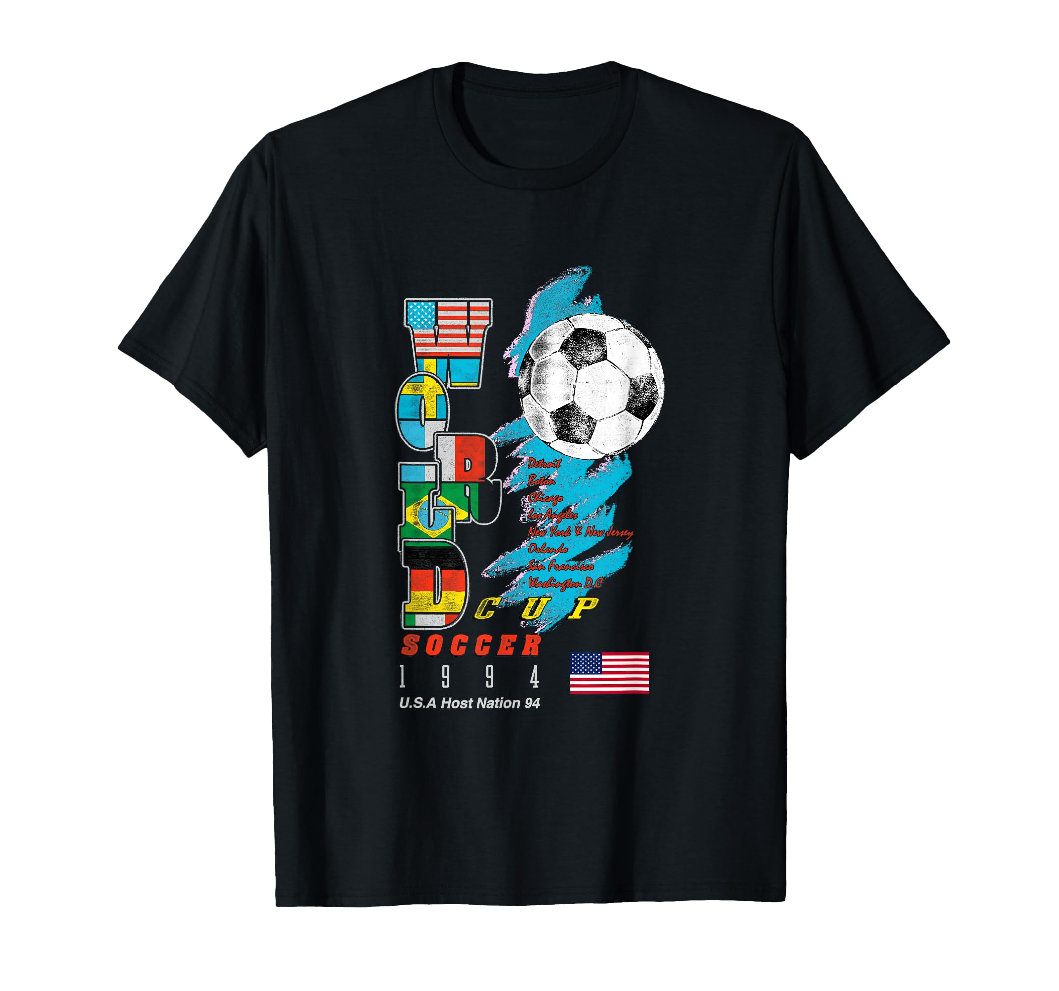 World Cup Football Tournament 1994 Usa T-Shirt - Unique Graphic Men Women - T-Shirt, Sweatshirt, Hoodie