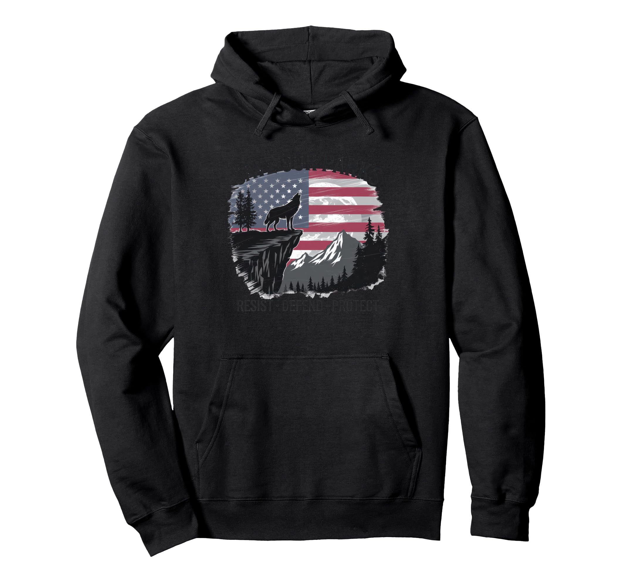 Save Our Parks Protect National Park Hoodie - Minimalist Print Men Women - T-Shirt, Sweatshirt, Hoodie