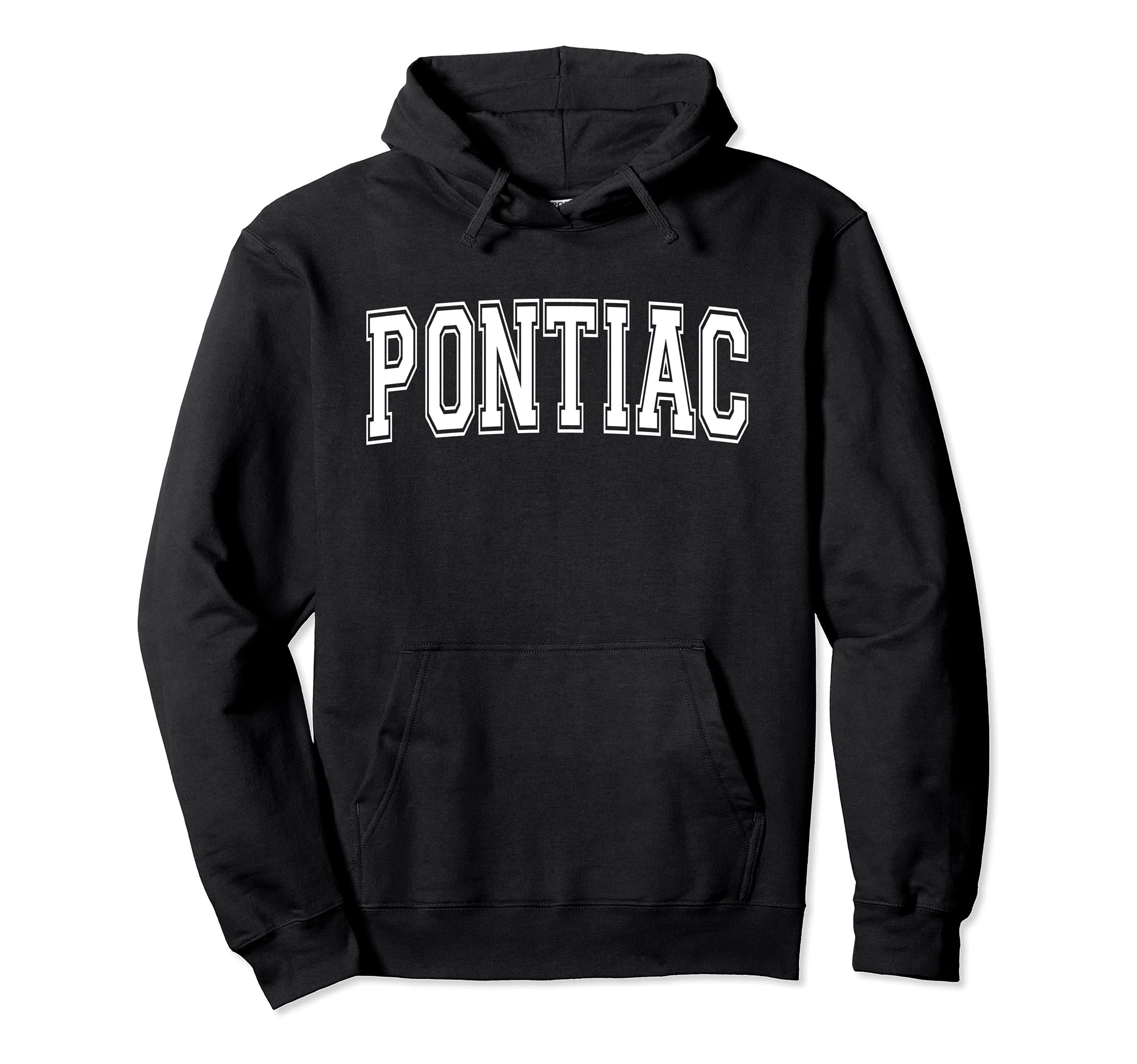 Pontiac Mi Michigan Usa Sports Varsity Hoodie - Trendy Graphic Men Women - T-Shirt, Sweatshirt, Hoodie