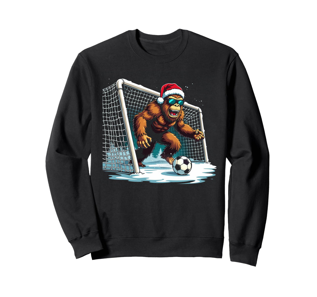 Soccer Bigfoot Goalkeeper Funny Soccer Sweatshirt - Unique Graphic Unisex - T-Shirt, Sweatshirt, Hoodie