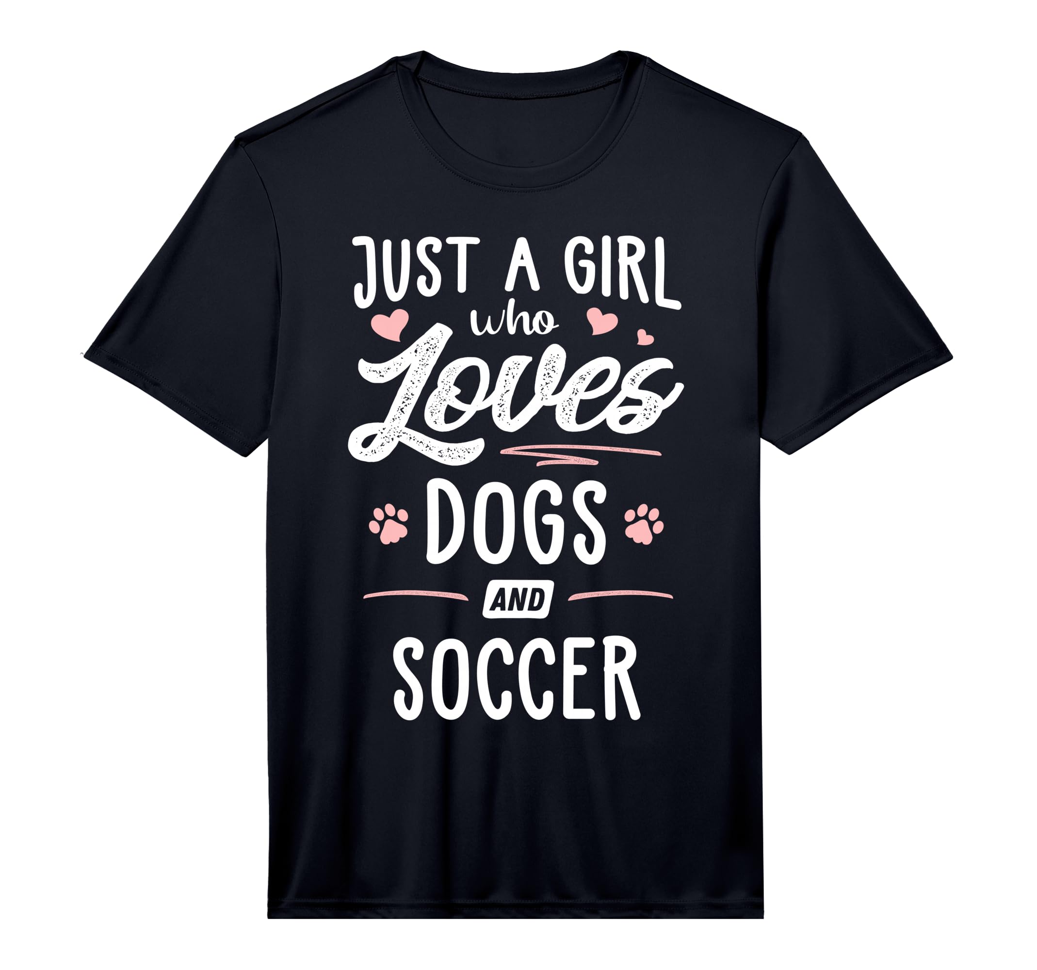 Just Who Loves Dogs And Soccer Gift Dog T-Shirt - Graphic Print Men Women - T-Shirt, Sweatshirt, Hoodie