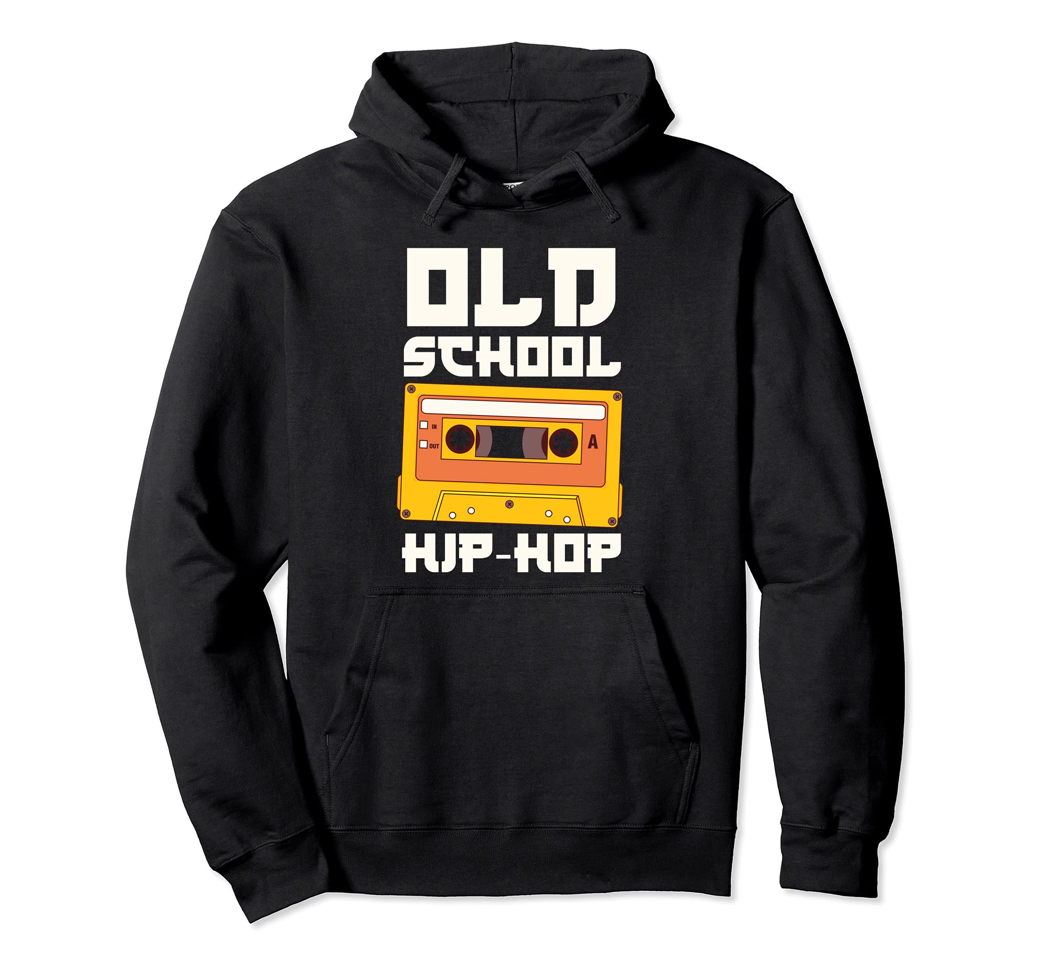Old School Hip Hop 80S 90S Cassette Funny Hoodie - Trendy Graphic Unisex - T-Shirt, Sweatshirt, Hoodie