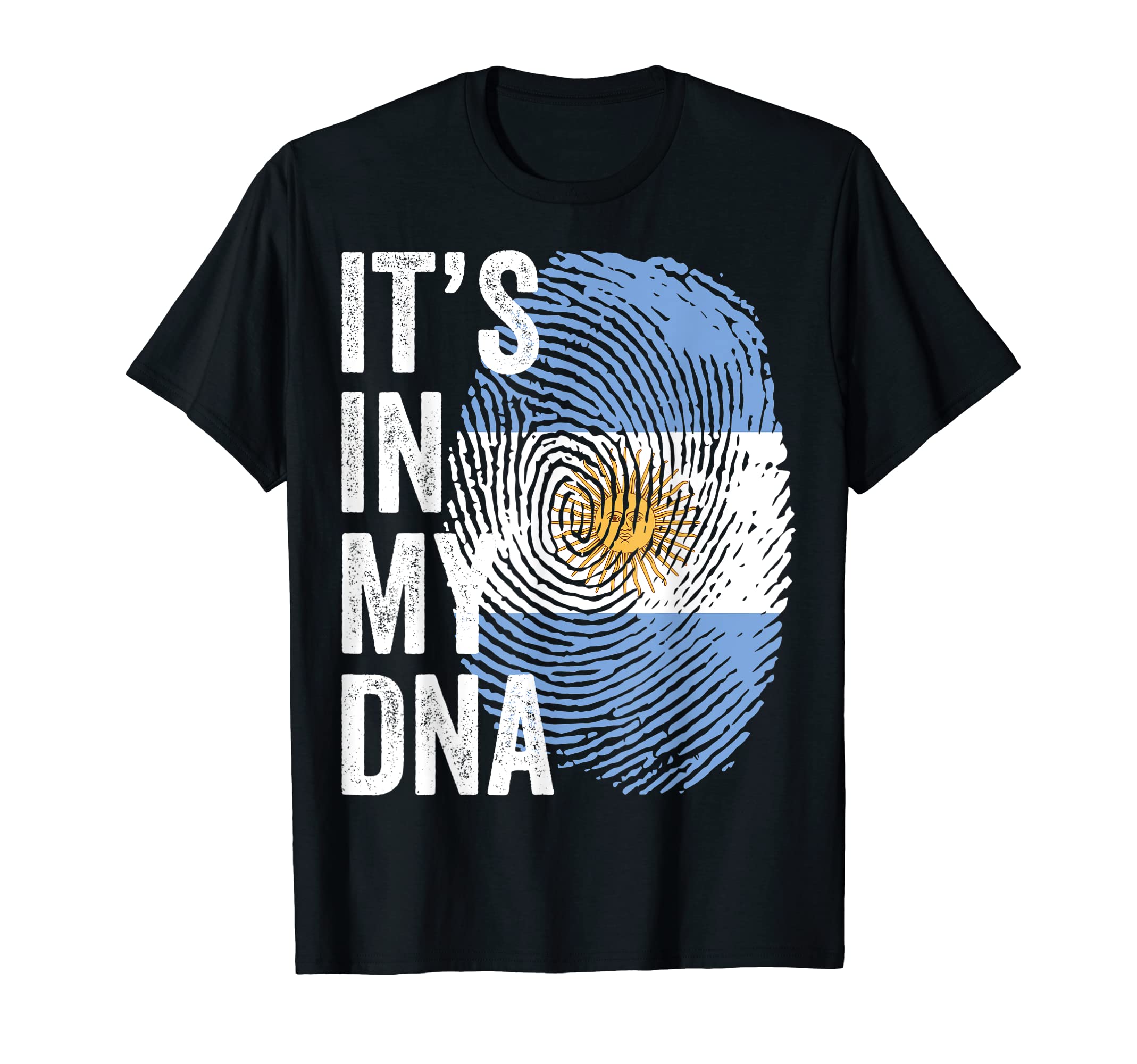 Dna Argentinian Flag Argentina Soccer T-Shirt - Minimalist Print Unisex - T-Shirt, Sweatshirt, Hoodie