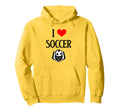I Love Soccer I Heart Soccer Funny Hoodie - Graphic Print Men Women - T-Shirt, Sweatshirt, Hoodie