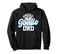 Proud Hockey Goalie Dad Hockey Hoodie - Graphic Print for Adults - T-Shirt, Sweatshirt, Hoodie
