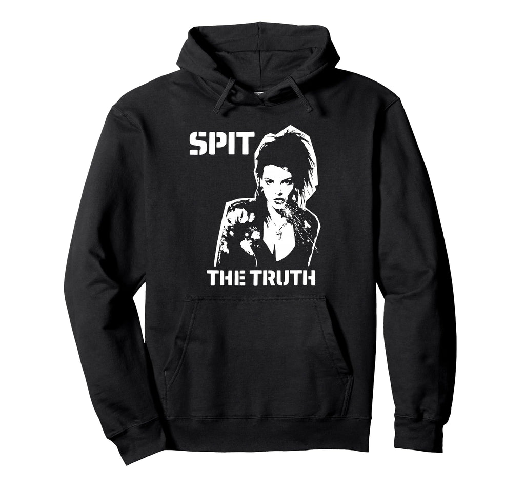 Punk 90S Stencil Grunge Art Hoodie - Fun Novelty Design for Adults - T-Shirt, Sweatshirt, Hoodie