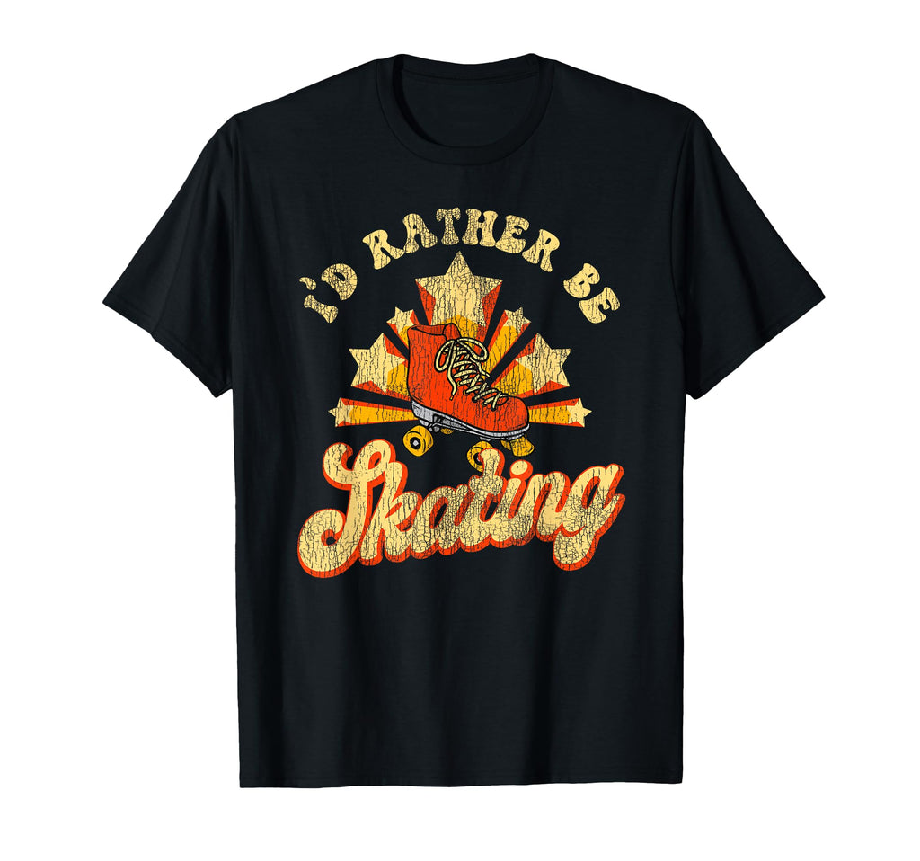 Roller Skating Skate 1970S T-Shirt - Aesthetic Graphic Unisex - T-Shirt, Sweatshirt, Hoodie