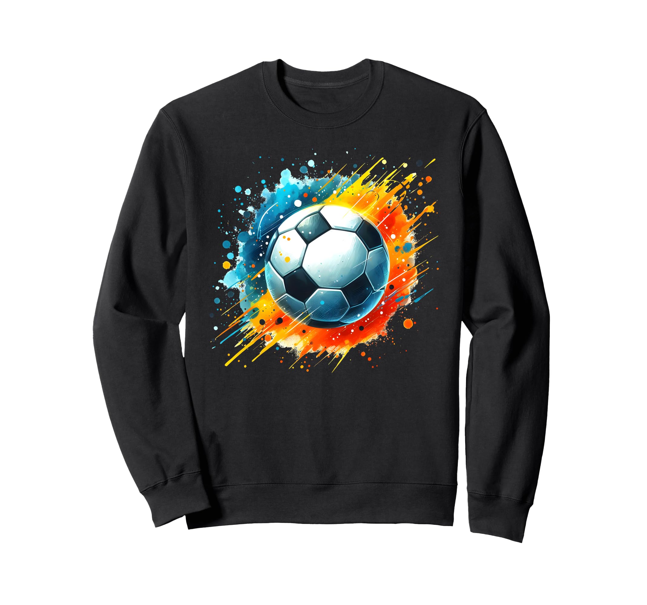 Soccer Art Soccer Player Sweatshirt - Trendy Graphic Unisex - T-Shirt, Sweatshirt, Hoodie