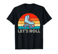 Lets Roll Roller Skating Skater Skate T-Shirt - Custom Art Print Unisex - T-Shirt, Sweatshirt, Hoodie