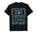 Raised Old School Hip Hop Cassette T-Shirt - Minimalist Print Unisex - T-Shirt, Sweatshirt, Hoodie