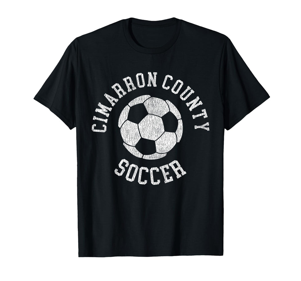 Cimarron County Soccer Distressed 90S T-Shirt - Minimalist Print for Adults - T-Shirt, Sweatshirt, Hoodie