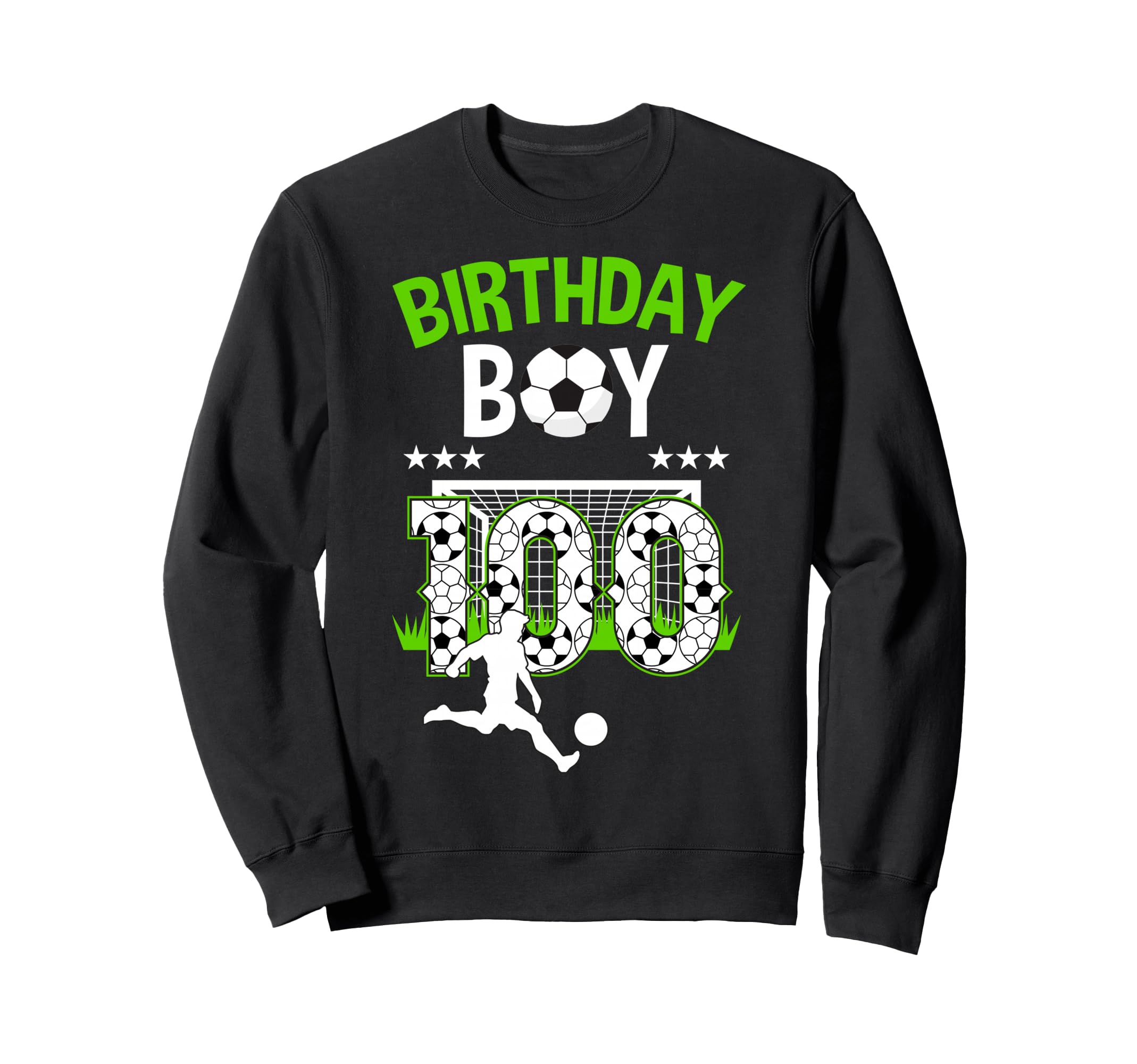 Birthday Soccer 100 Year Old Who Sweatshirt - Aesthetic Graphic Men Women - T-Shirt, Sweatshirt, Hoodie