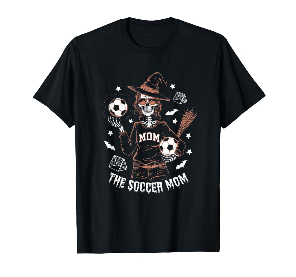 Soccer Mom Skeletton Halloween Soccer Mama T-Shirt - Novelty Apparel Unisex - T-Shirt, Sweatshirt, Hoodie