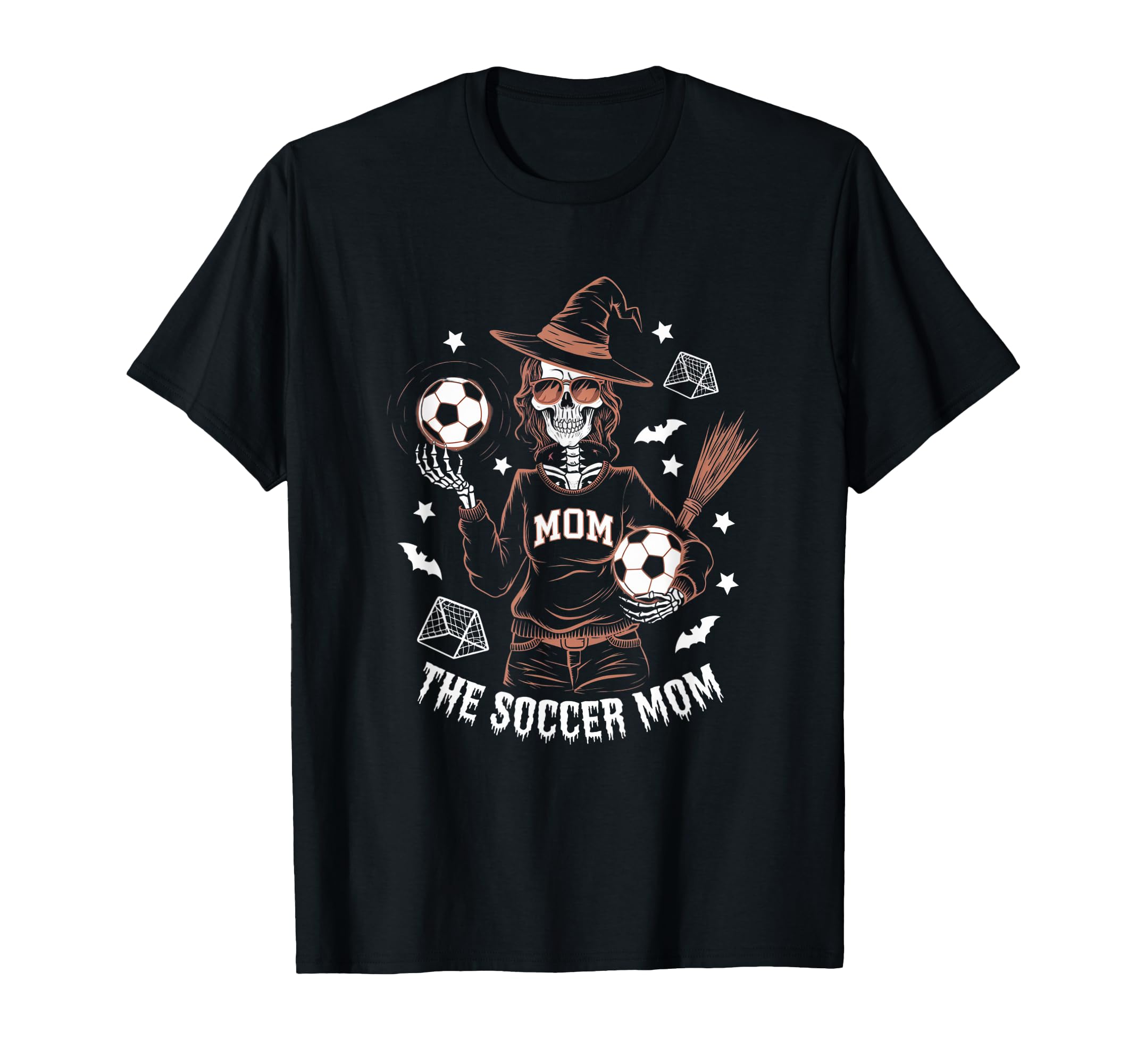 Soccer Mom Skeletton Halloween Soccer Mama T-Shirt - Novelty Apparel Unisex - T-Shirt, Sweatshirt, Hoodie