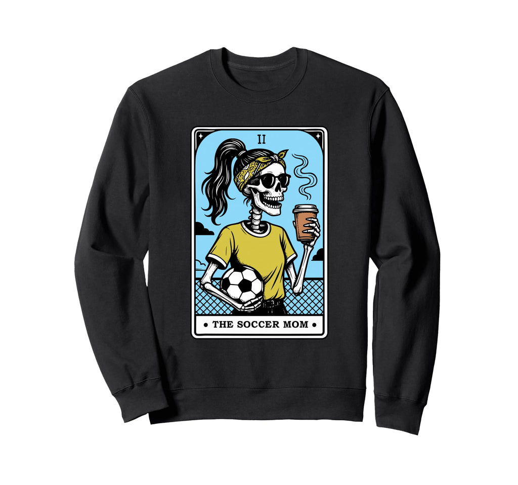Soccer Mom Tarot Sweatshirt - Minimalist Print Men Women - T-Shirt, Sweatshirt, Hoodie
