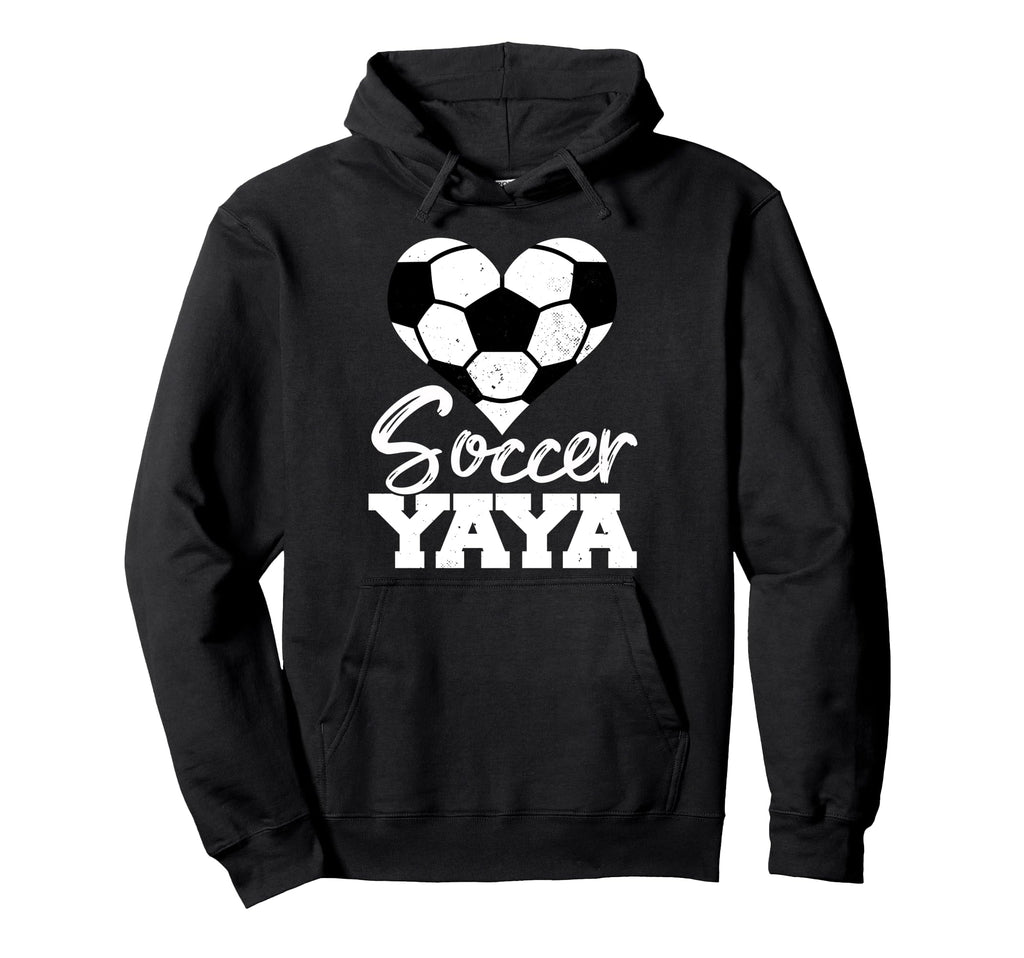 Soccer Yaya Heart Funny Heartfelt Hoodie - Minimalist Print for Adults - T-Shirt, Sweatshirt, Hoodie