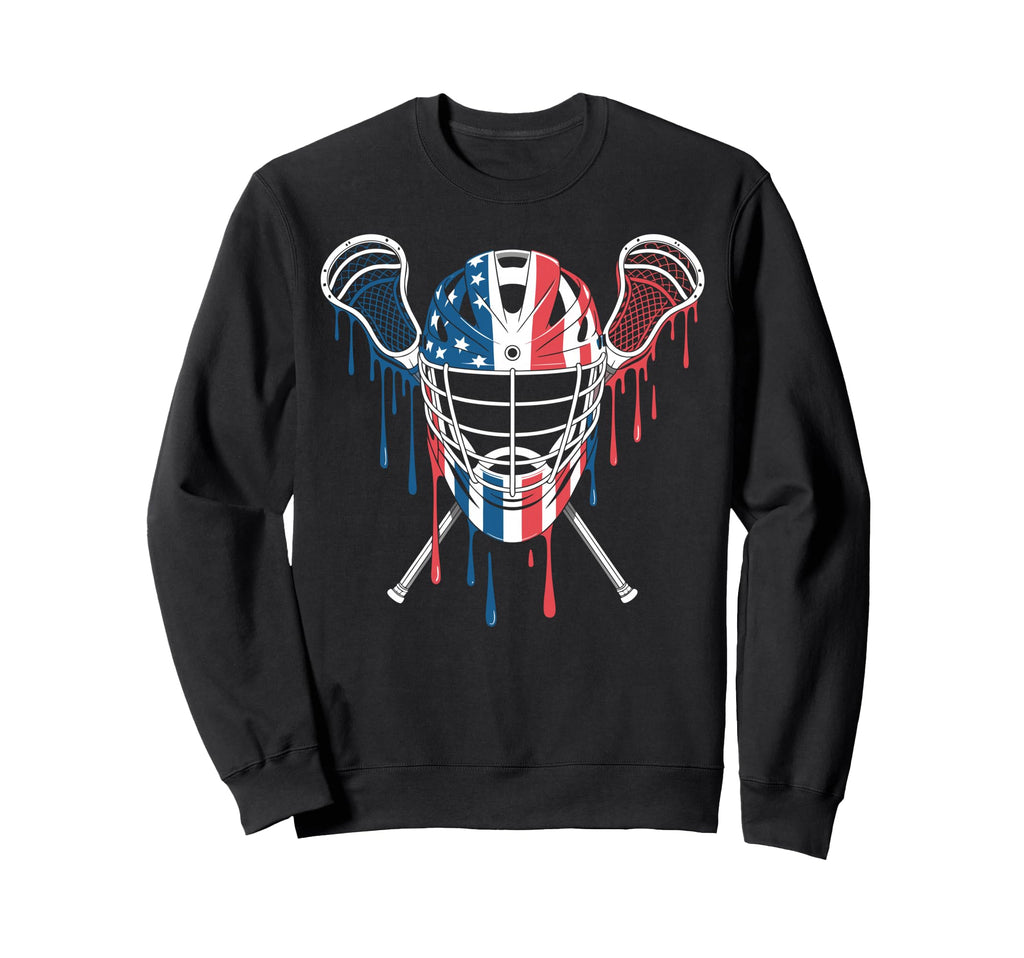 Lacrosse Goalie Lax Goalkeeper Usa Sweatshirt - Streetwear Style for Adults - T-Shirt, Sweatshirt, Hoodie