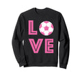 Soccer Heart Love Heartbeat Outfit Sweatshirt - Streetwear Style Unisex - T-Shirt, Sweatshirt, Hoodie