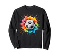 Colorful Splash Art Soccer Football Sweatshirt - Custom Art Print Unisex - T-Shirt, Sweatshirt, Hoodie