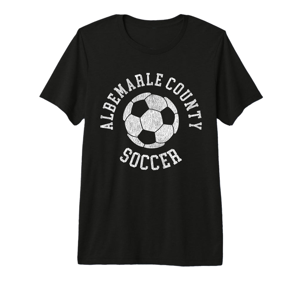 Albemarle County Soccer Distressed 90S T-Shirt - Streetwear Style Unisex - T-Shirt, Sweatshirt, Hoodie