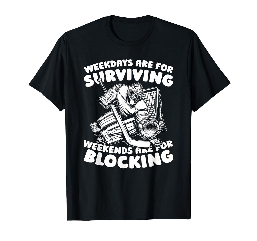 Hockey Goalkeeper Ice Hockey Goalie T-Shirt - Trendy Graphic for Adults - T-Shirt, Sweatshirt, Hoodie