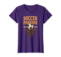 Soccer Passion Runs Deep Mens T-Shirt - Fun Novelty Design Unisex - T-Shirt, Sweatshirt, Hoodie