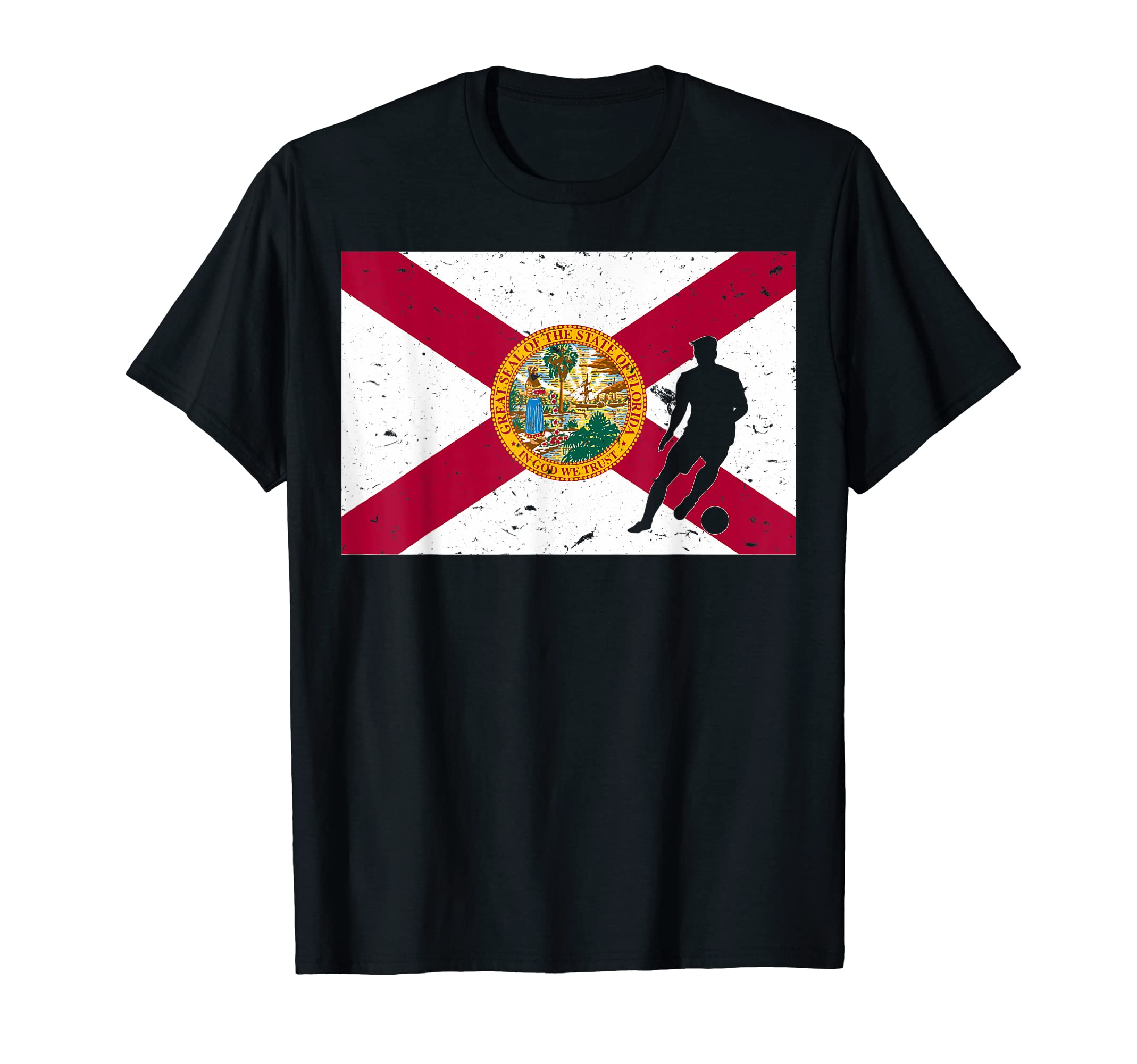 Soccer Sports Soccer Player Florida T-Shirt - Custom Art Print Men Women - T-Shirt, Sweatshirt, Hoodie