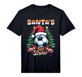 Santas Star Striker Funny Soccer T-Shirt - Novelty Apparel for Adults - T-Shirt, Sweatshirt, Hoodie