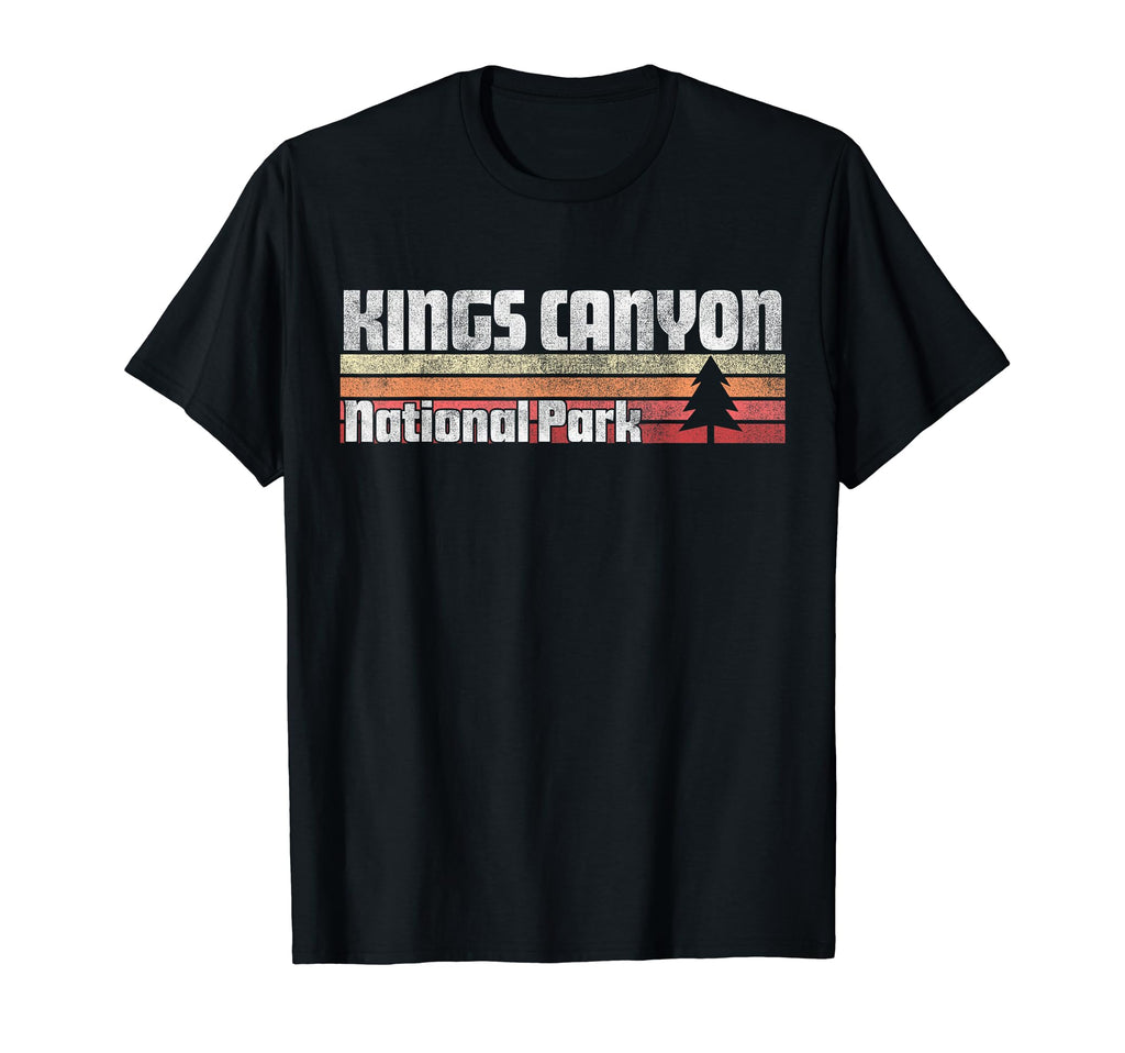 Kings Canyon National Park 70S 80S 90S T-Shirt - Graphic Print for Adults - T-Shirt, Sweatshirt, Hoodie