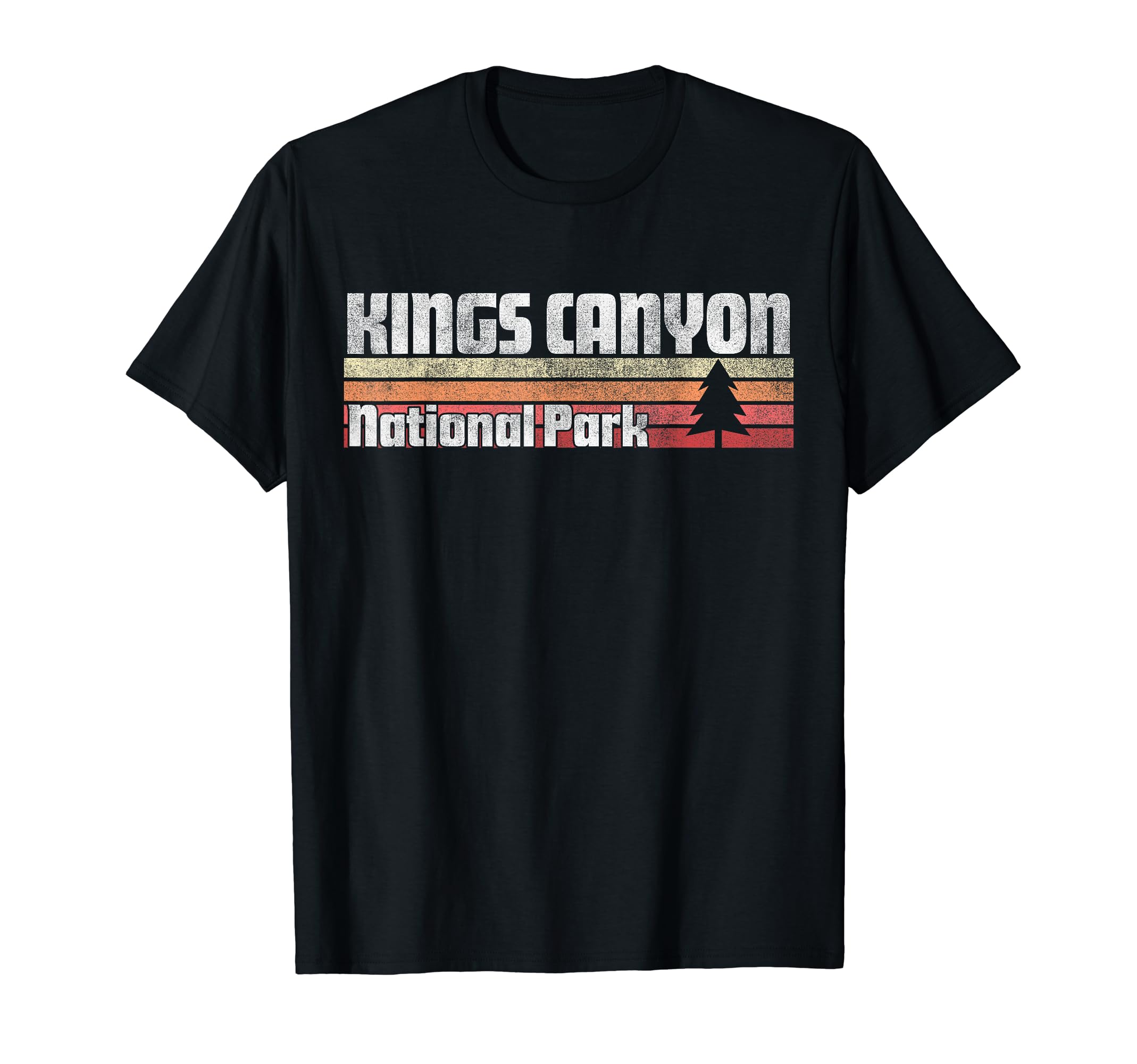 Kings Canyon National Park 70S 80S 90S T-Shirt - Graphic Print for Adults - T-Shirt, Sweatshirt, Hoodie