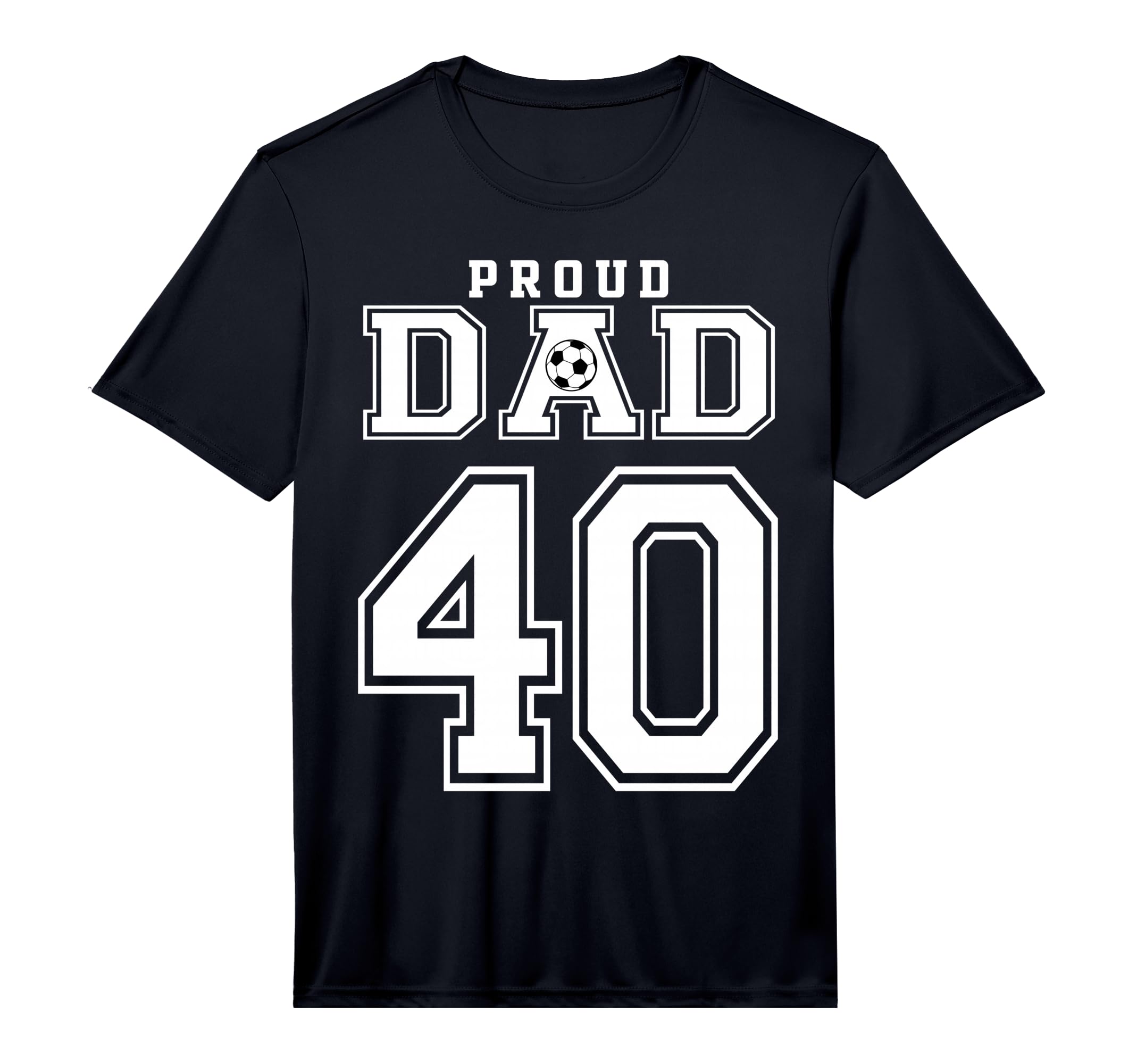 Number 40 Custom Proud Soccer Futbol T-Shirt - Unique Graphic Men Women - T-Shirt, Sweatshirt, Hoodie