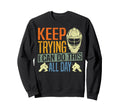 Ice Hockey Goalie Goalkeeper Keep Sweatshirt - Streetwear Style for Adults - T-Shirt, Sweatshirt, Hoodie