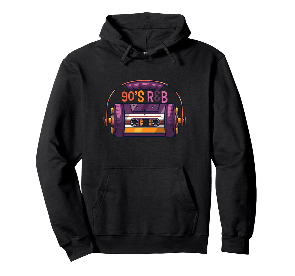 Vibe Cassette Tape Old School 90S R B Hoodie - Unique Graphic for Adults - T-Shirt, Sweatshirt, Hoodie