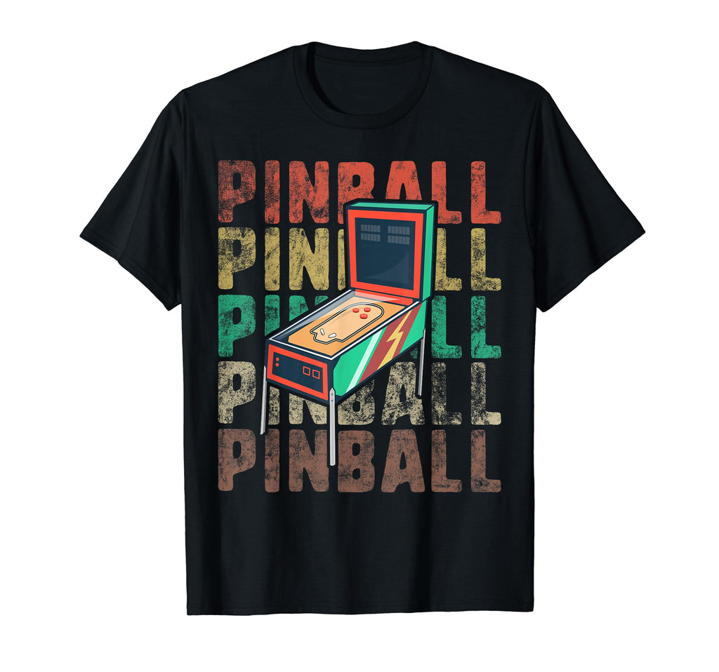 Pinball Arcade Gamer 80S Gift T-Shirt - Aesthetic Graphic Unisex - T-Shirt, Sweatshirt, Hoodie
