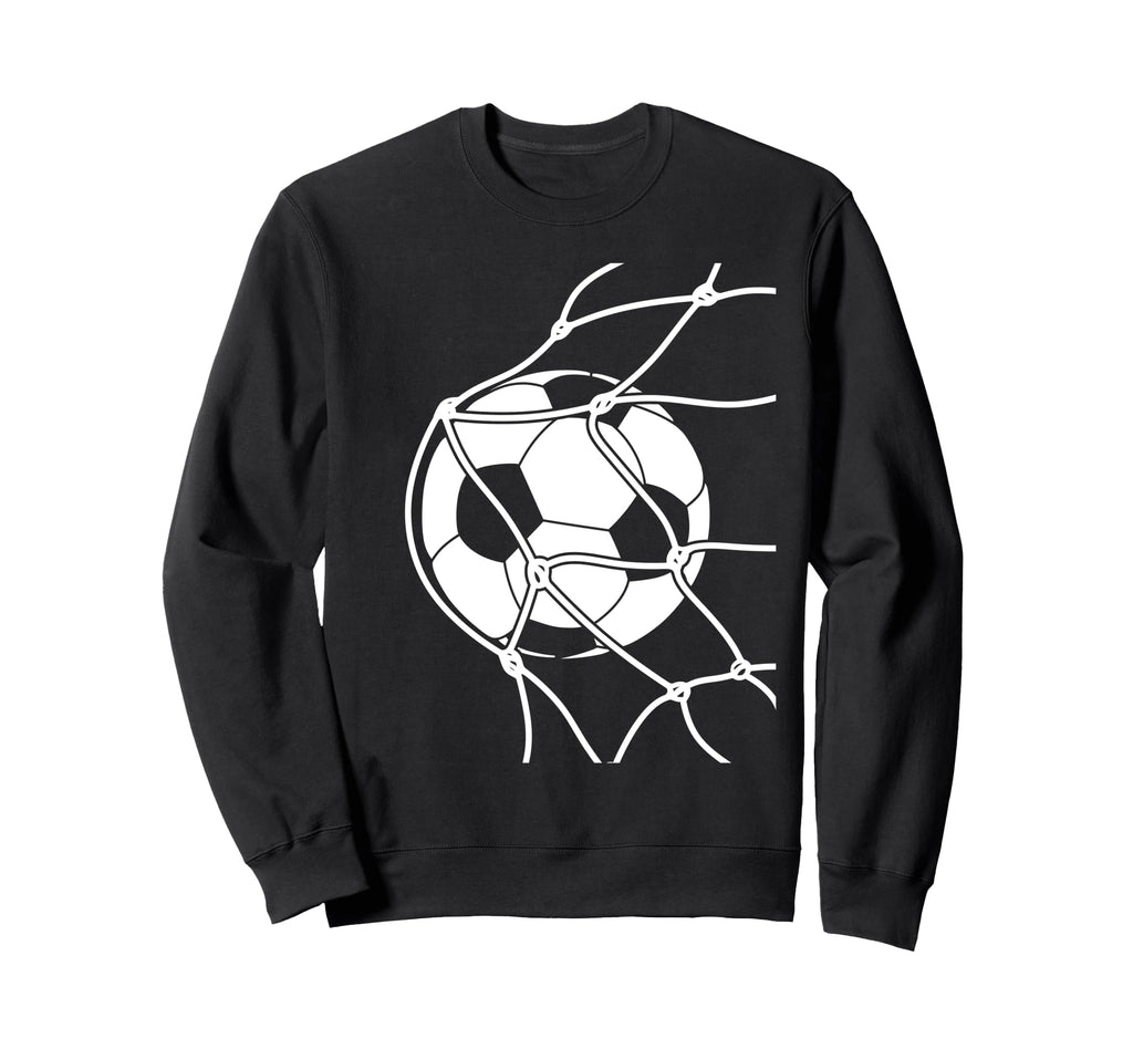 Soccer Ball Goal Funny Player Sports Sweatshirt - Unique Graphic Men Women - T-Shirt, Sweatshirt, Hoodie