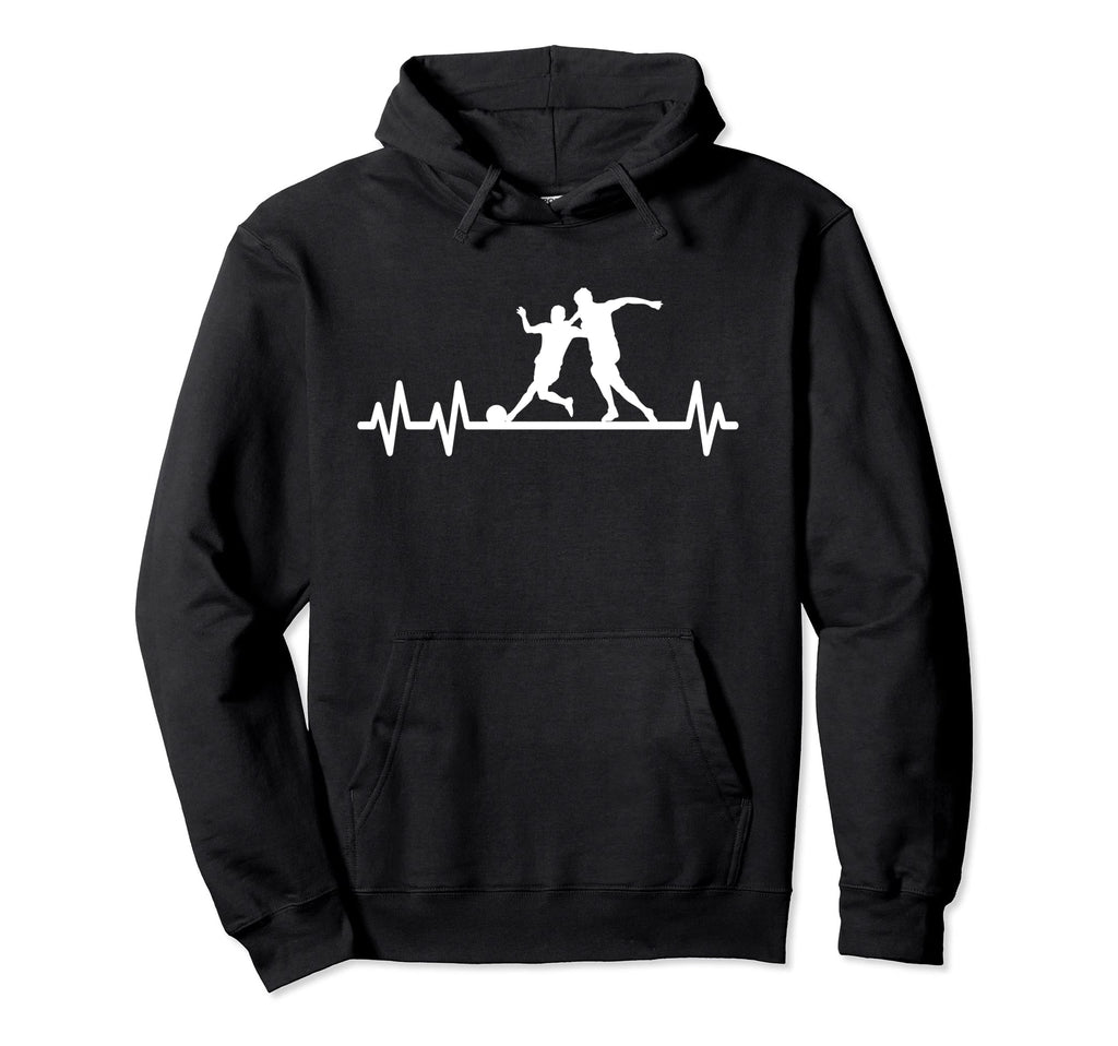 Soccer Pulse Heartbeat Heart Rate Soccer Hoodie - Trendy Graphic Men Women - T-Shirt, Sweatshirt, Hoodie