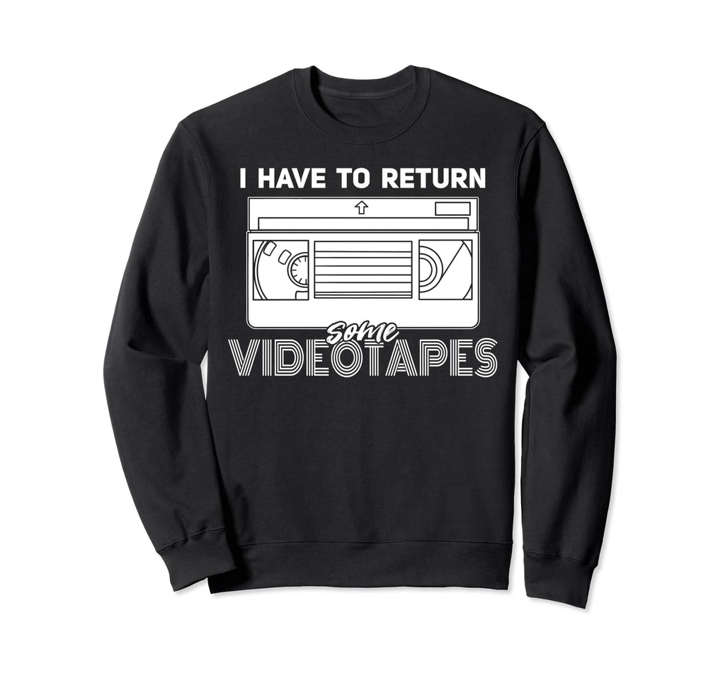 Vhs Gift Video Cassette Tape Sweatshirt - Minimalist Print Men Women - T-Shirt, Sweatshirt, Hoodie