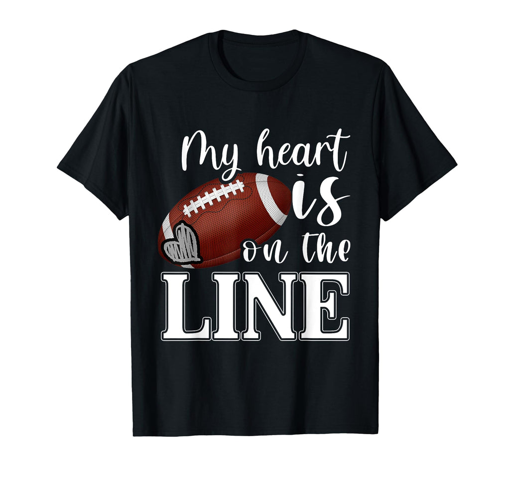 My Heart Is Line Soccer Sunset T-Shirt - Trendy Graphic Unisex - T-Shirt, Sweatshirt, Hoodie