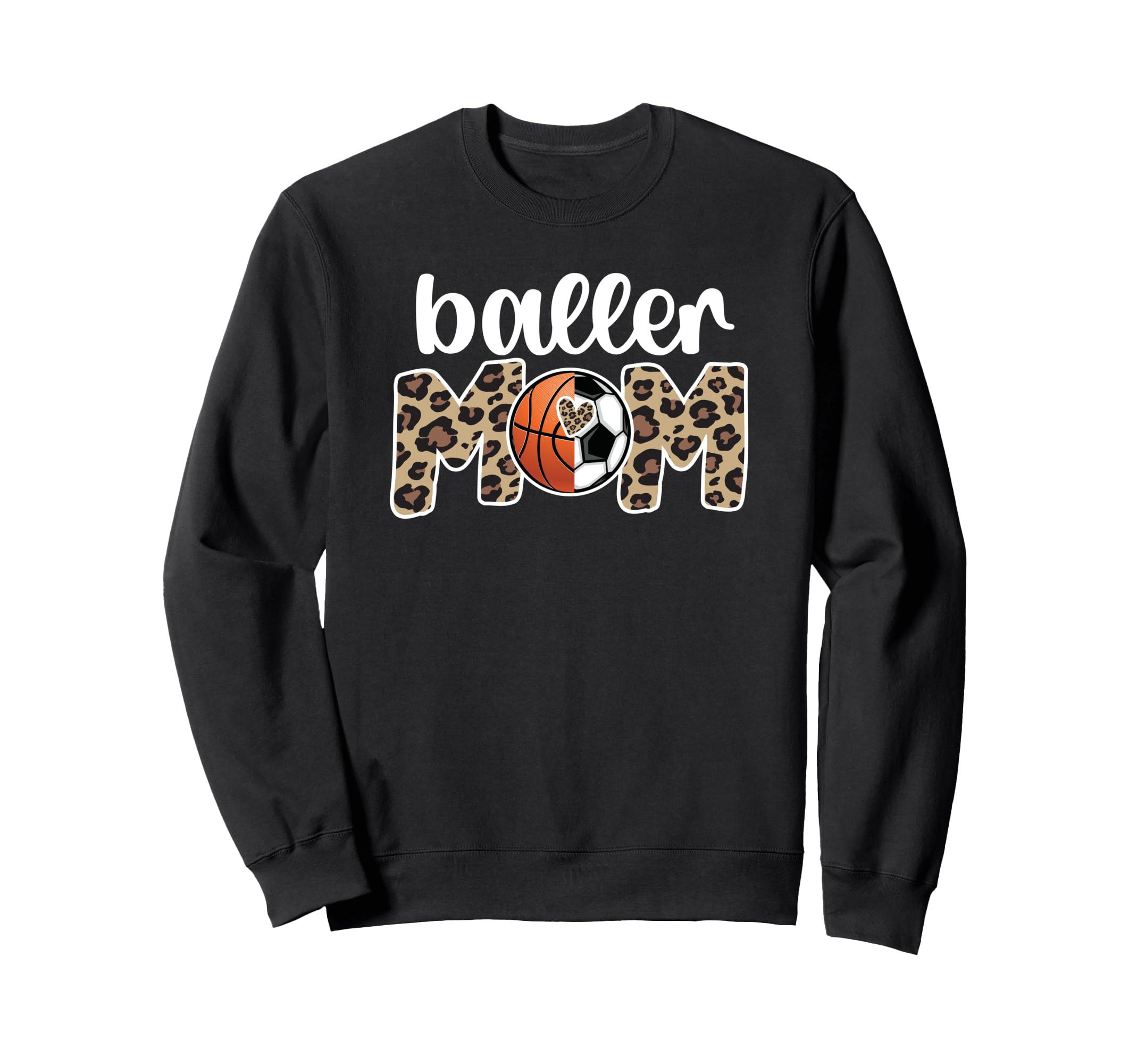 Baller Mom Proud Basketball Sweatshirt - Casual Everyday Wear Unisex - T-Shirt, Sweatshirt, Hoodie