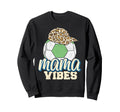 Mama Vibes Soccer Mothers Day Sweatshirt - Minimalist Print for Adults - T-Shirt, Sweatshirt, Hoodie