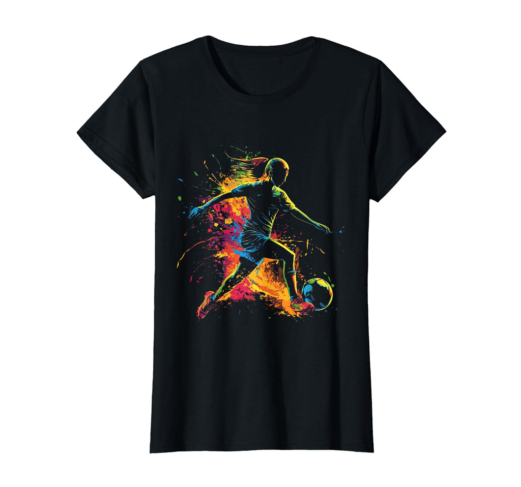 Ball Game Football Paint Splash T-Shirt - Casual Everyday Wear for Adults - T-Shirt, Sweatshirt, Hoodie