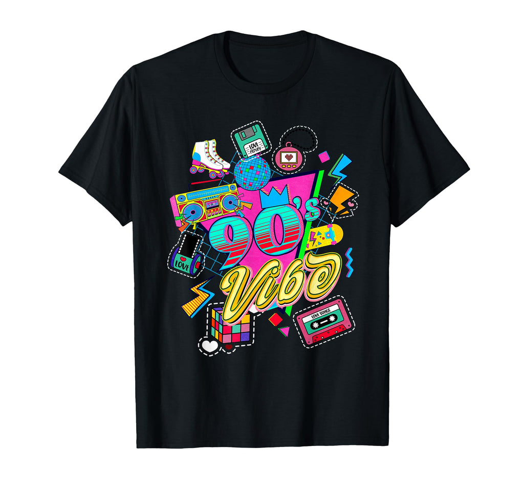 90S Vibes Music Roller Skates Love T-Shirt - Fun Novelty Design Men Women - T-Shirt, Sweatshirt, Hoodie
