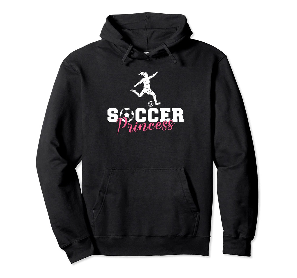 Soccer Soccer Princess Hoodie - Custom Art Print Men Women - T-Shirt, Sweatshirt, Hoodie